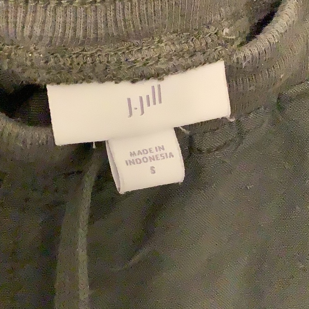 J. Jill Olive Green Linen pant